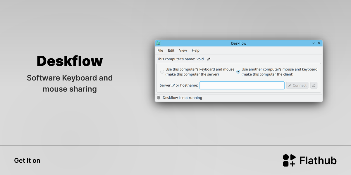 Install Deskflow on Linux | Flathub