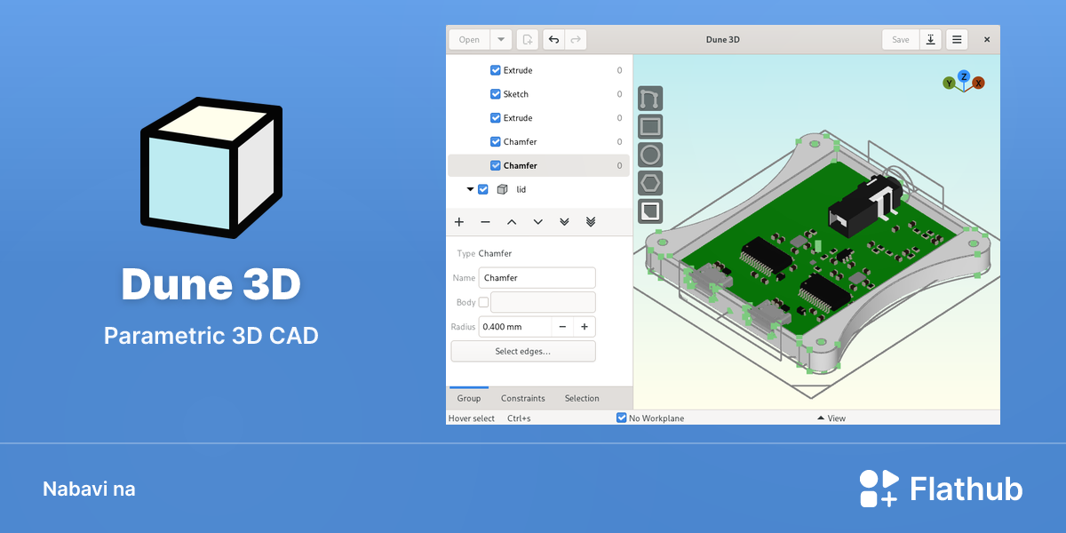 Instaliraj aplikaciju Dune 3D na Linux | Flathub