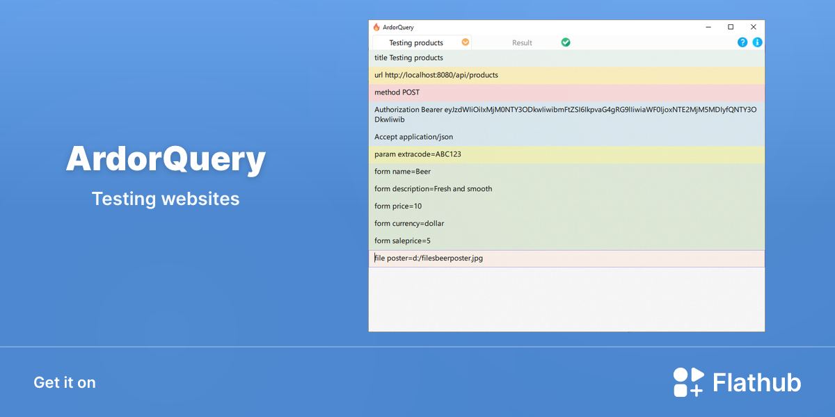 Install ArdorQuery on Linux | Flathub