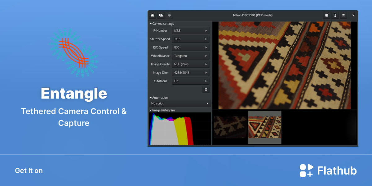 Install Entangle on Linux | Flathub