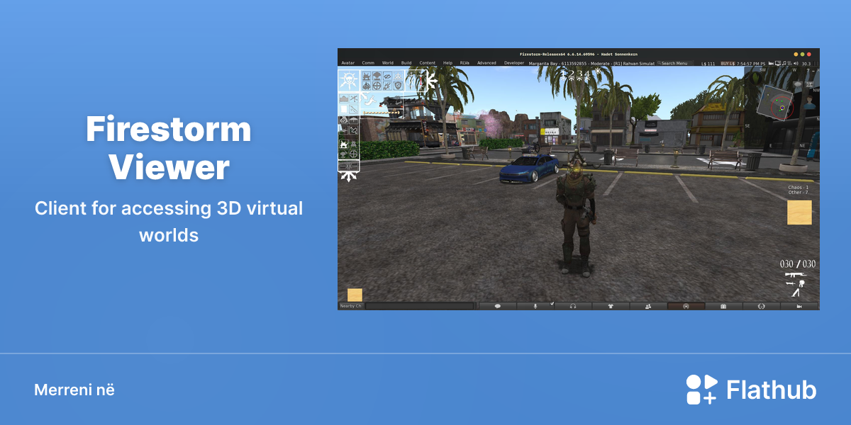 Instalojeni Firestorm Viewer në Linux | Flathub