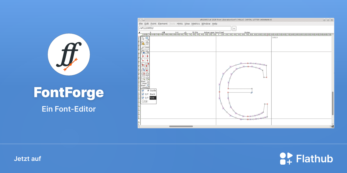 FontForge auf Linux installieren | Flathub