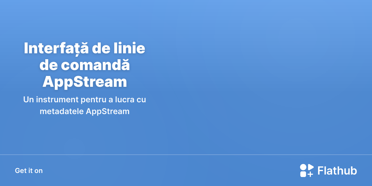 Install CLI AppStream on Linux | Flathub