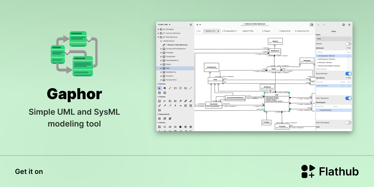 Install Gaphor on Linux | Flathub