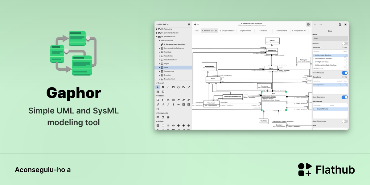 Instal·leu Gaphor a Linux | Flathub