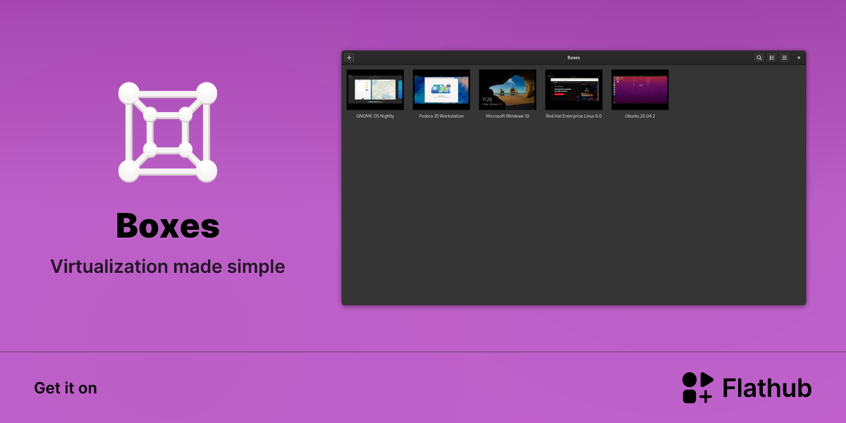 Install Boxes on Linux | Flathub