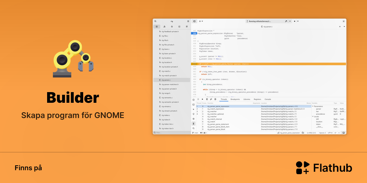 Installera Builder på Linux | Flathub