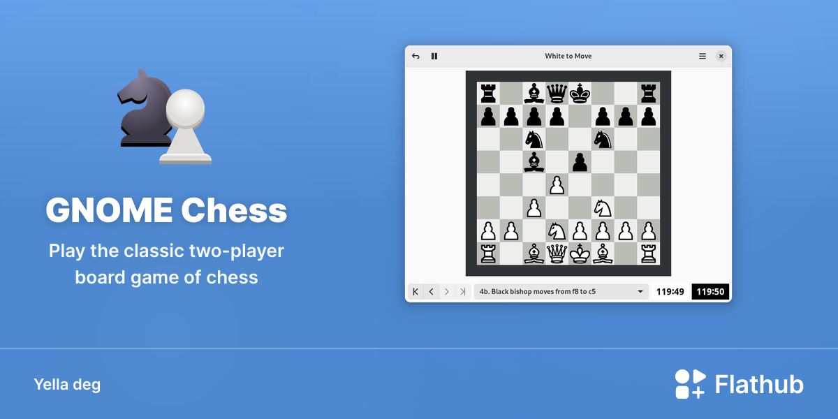 Asebded n GNOME Chess ɣef Linux | Flathub