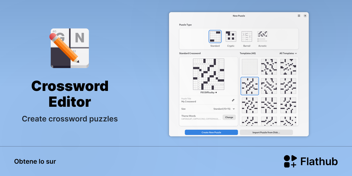 Installar Crossword Editor sur Linux | Flathub