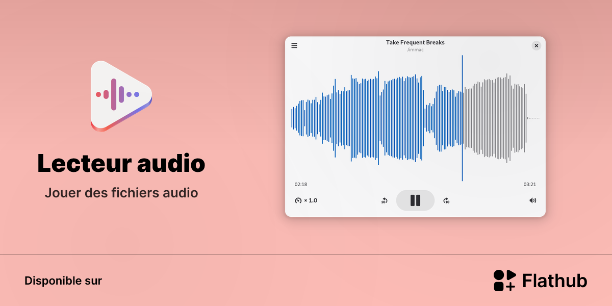 Installer Lecteur audio sur Linux | Flathub