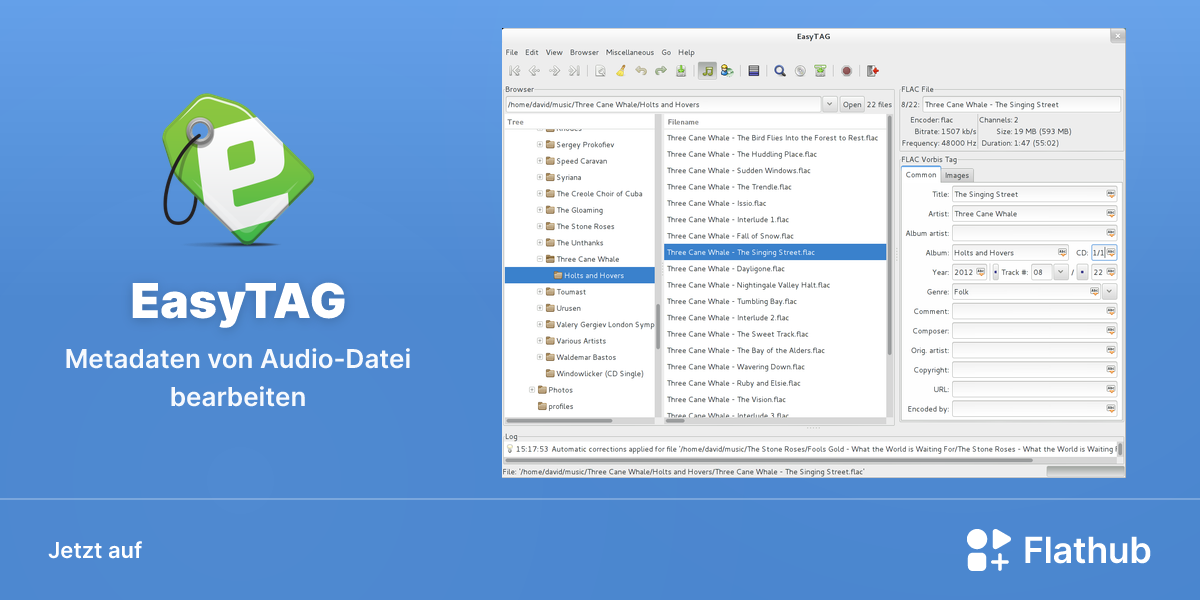 EasyTAG auf Linux installieren | Flathub