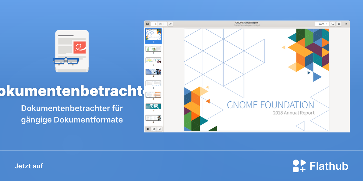 Dokumentenbetrachter auf Linux installieren | Flathub