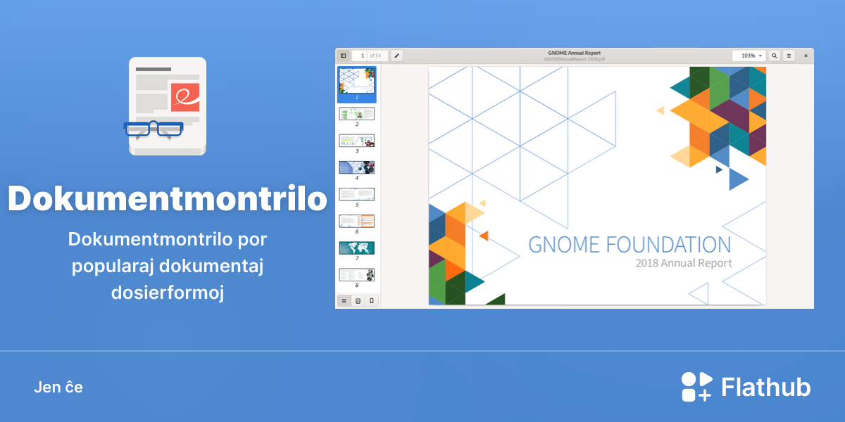 Instali Dokumentmontrilo sur Linux | Flathub