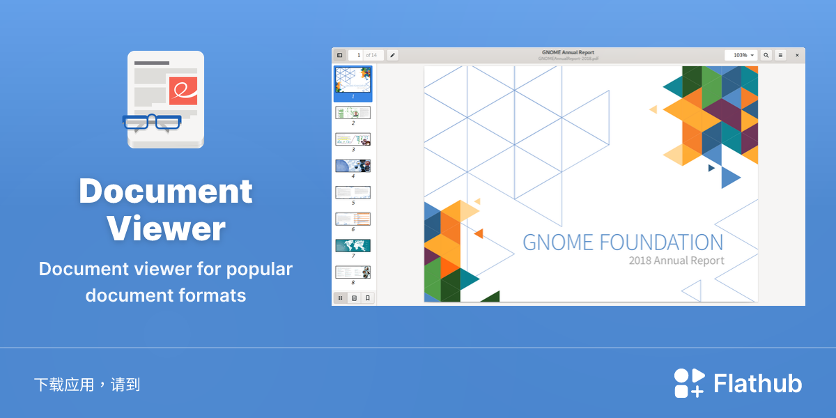 在 Linux 上安装 Document Viewer | Flathub