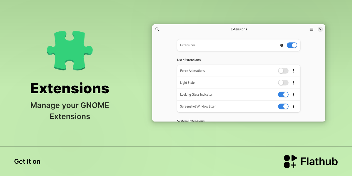 Install Extensions on Linux | Flathub