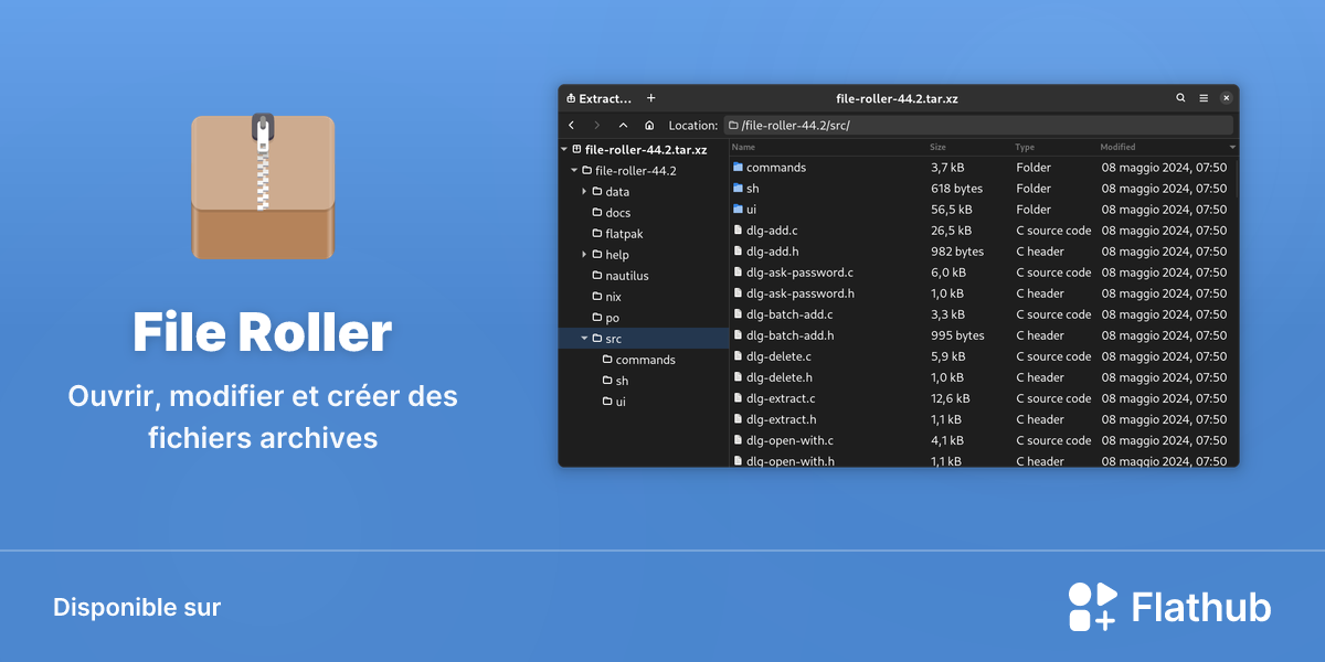 Installer File Roller sur Linux | Flathub