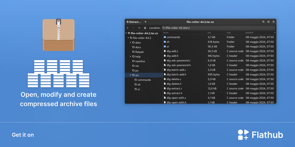 Install Ֆայլ Ռոլեր on Linux | Flathub