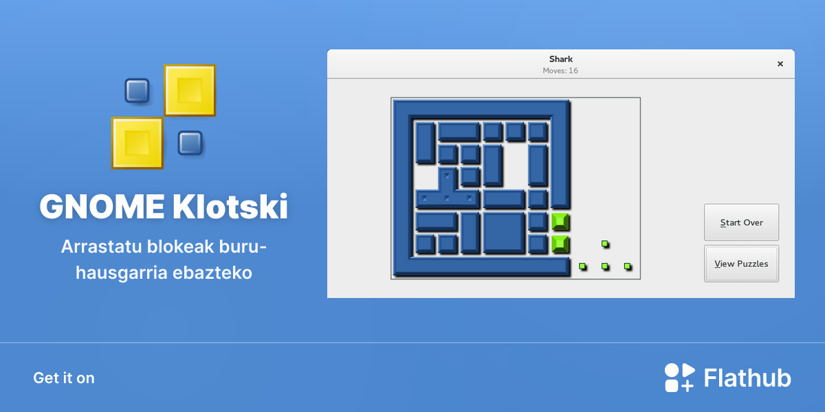 Install GNOME Klotski on Linux | Flathub