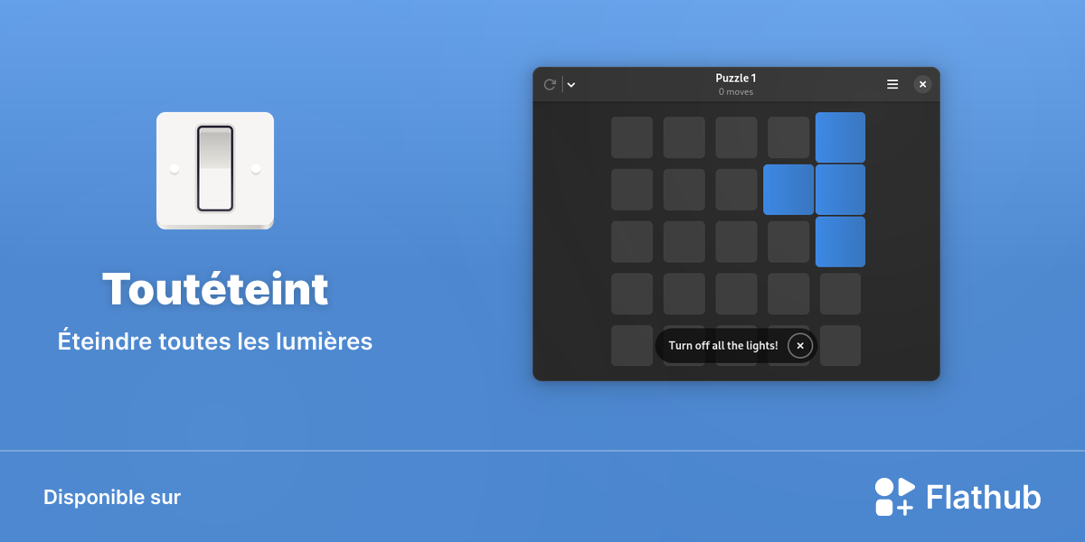Installer Toutéteint sur Linux | Flathub