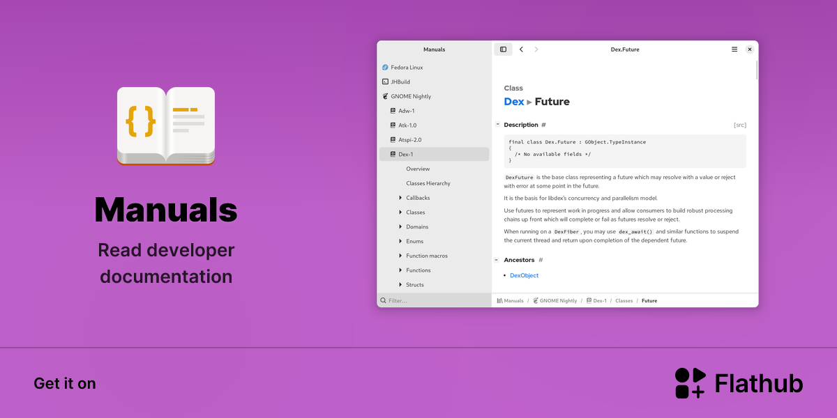 Install Manuals on Linux | Flathub