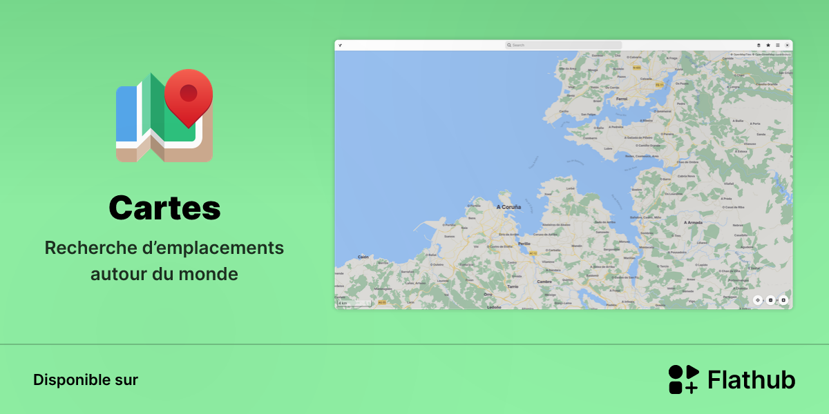 Installer Cartes sur Linux | Flathub