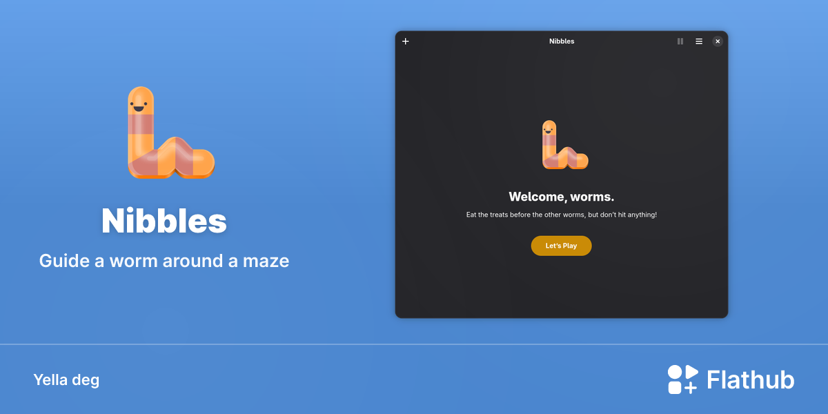 Asebded n Nibbles ɣef Linux | Flathub
