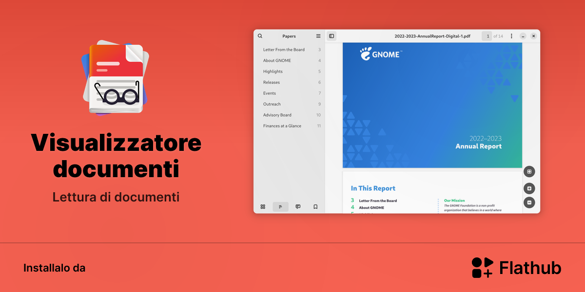 Installa Visualizzatore documenti su Linux | Flathub