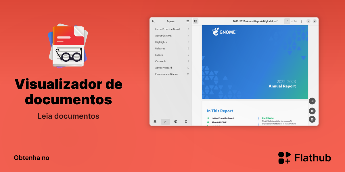 Instalar Visualizador de documentos no Linux | Flathub