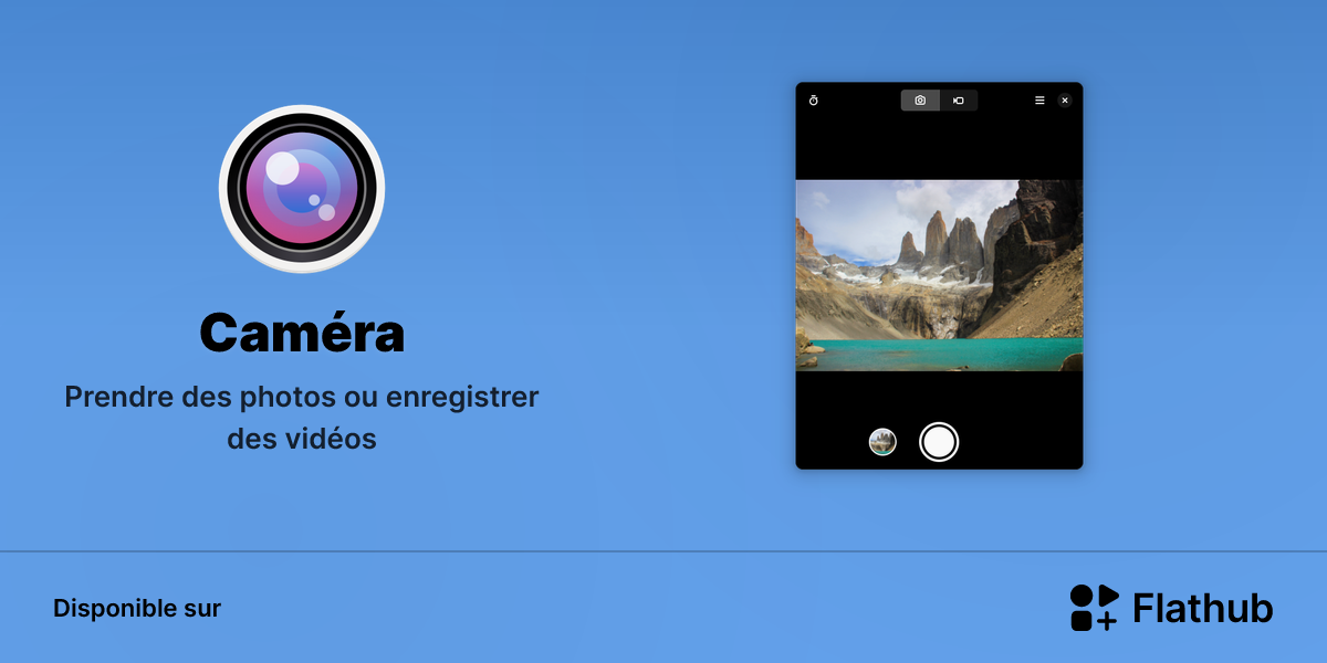 Installer Caméra sur Linux | Flathub