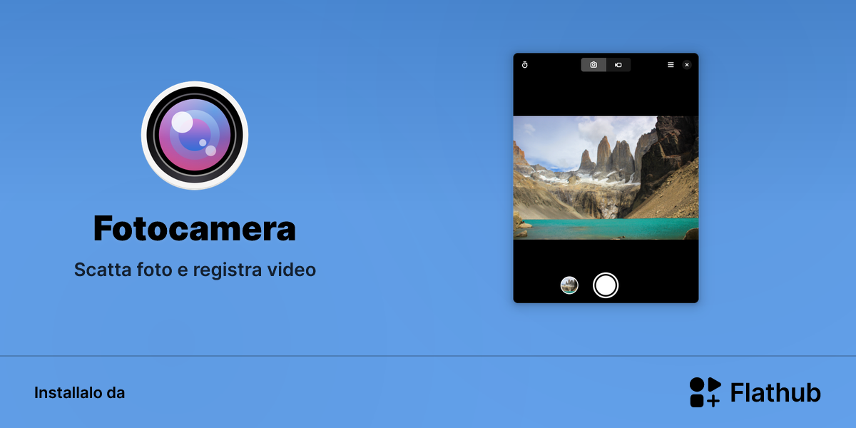 Installa Fotocamera su Linux | Flathub