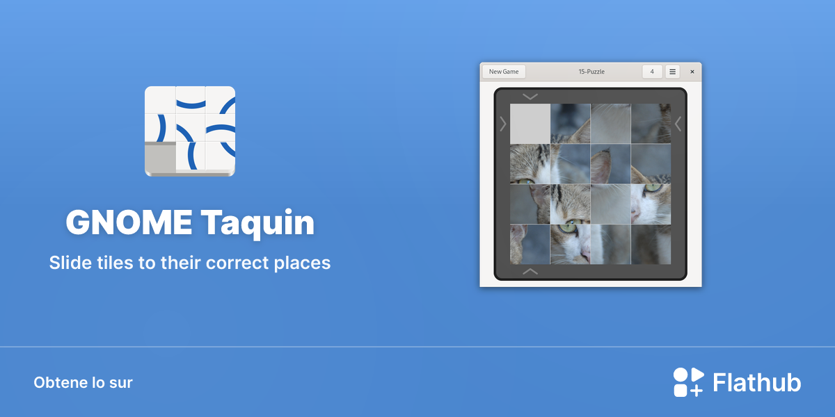 Installar GNOME Taquin sur Linux | Flathub