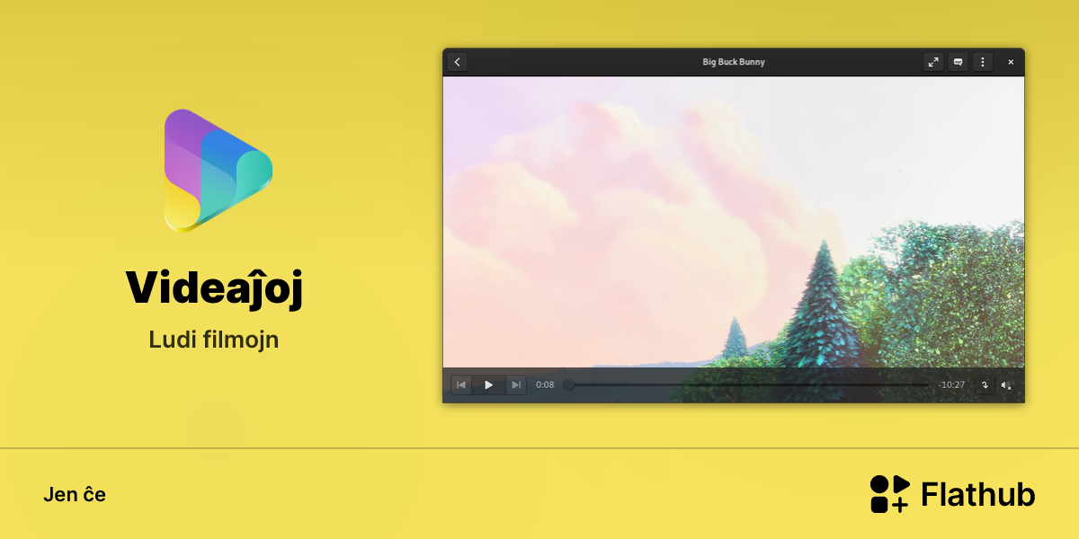Instali Videaĵoj sur Linux | Flathub