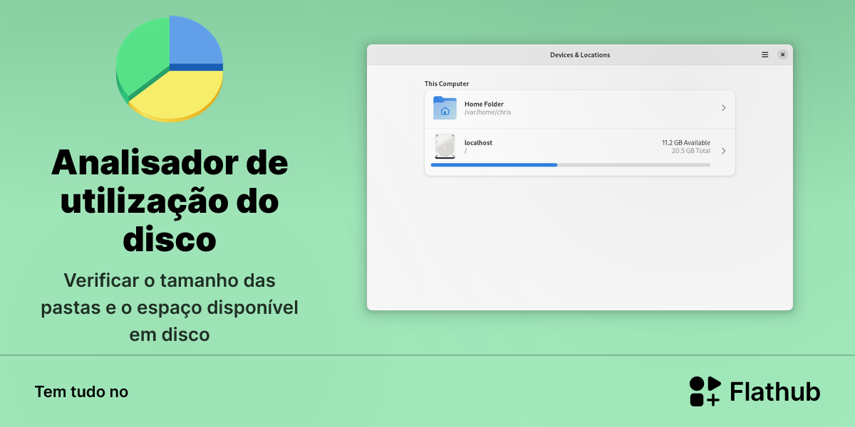 Instalar Analisador de utilização do disco no Linux | Flathub