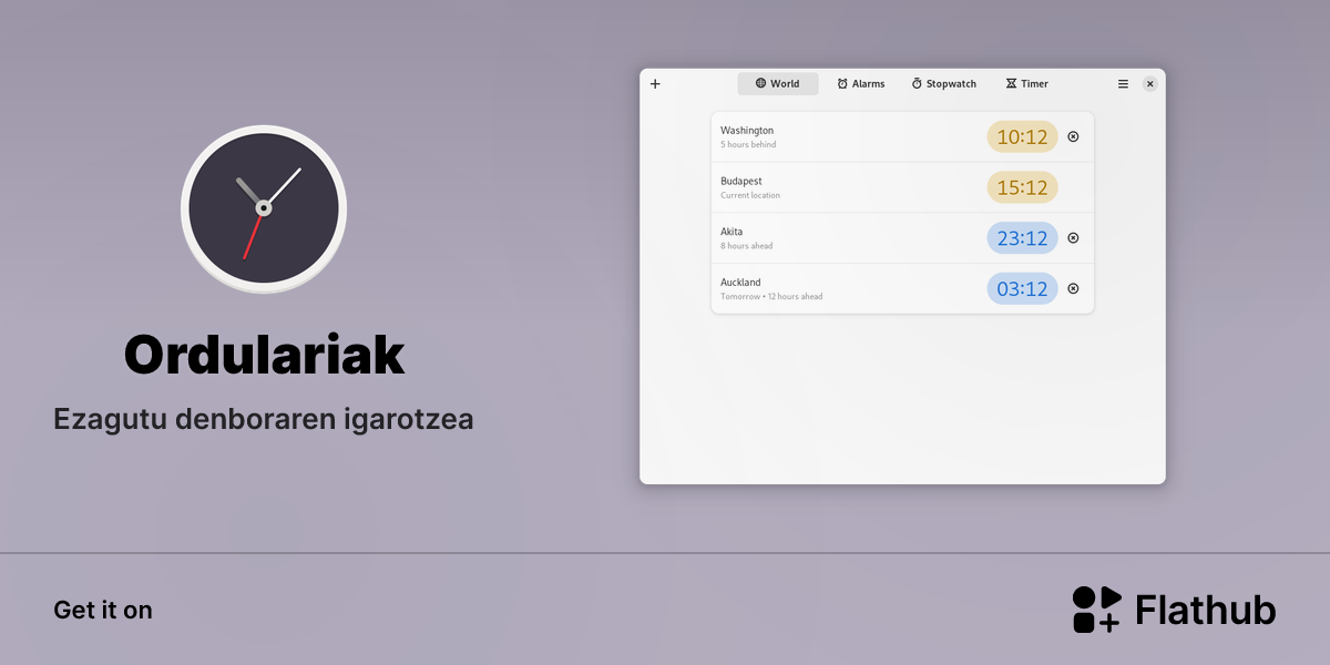 Install Ordulariak on Linux | Flathub