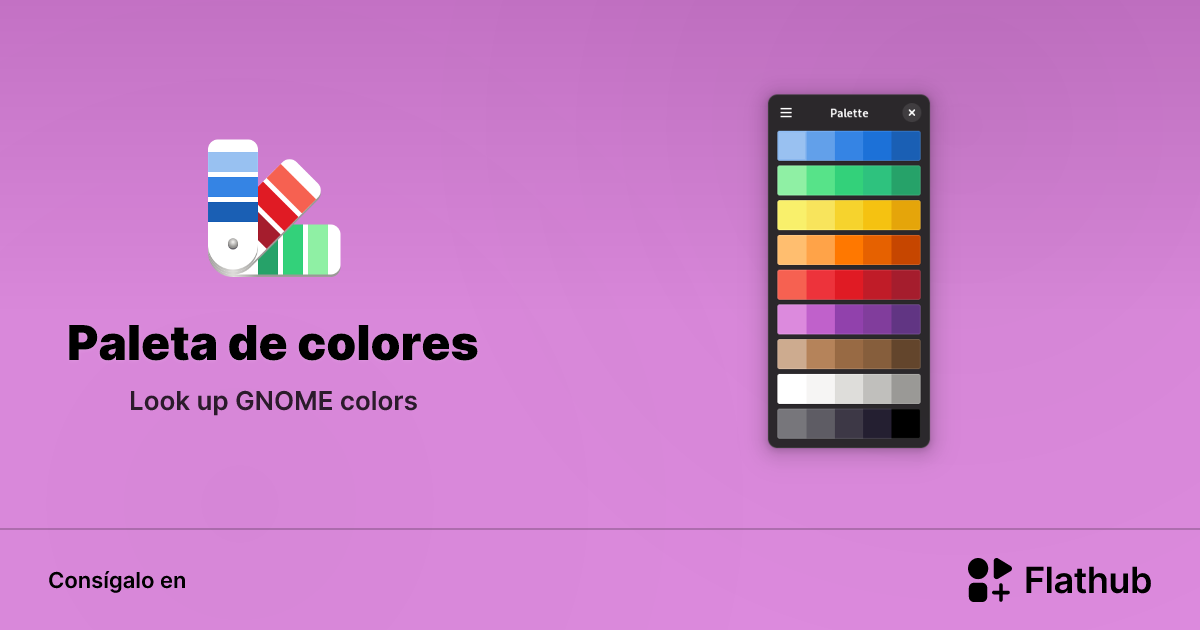 Instalar Paleta de colores en Linux | Flathub