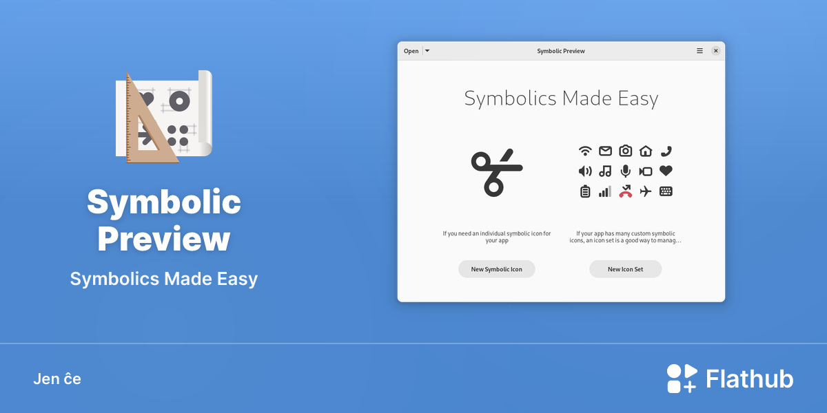 Instali Symbolic Preview sur Linux | Flathub