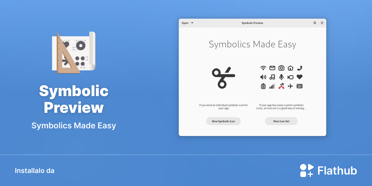Installa Symbolic Preview su Linux | Flathub
