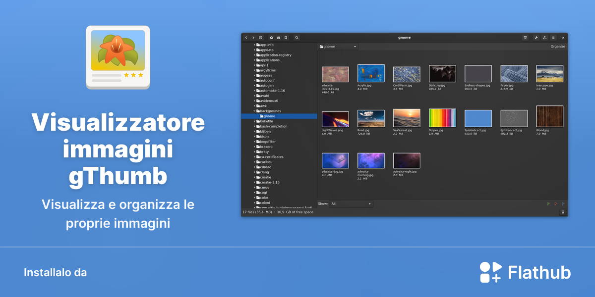 Installa Visualizzatore immagini gThumb su Linux | Flathub