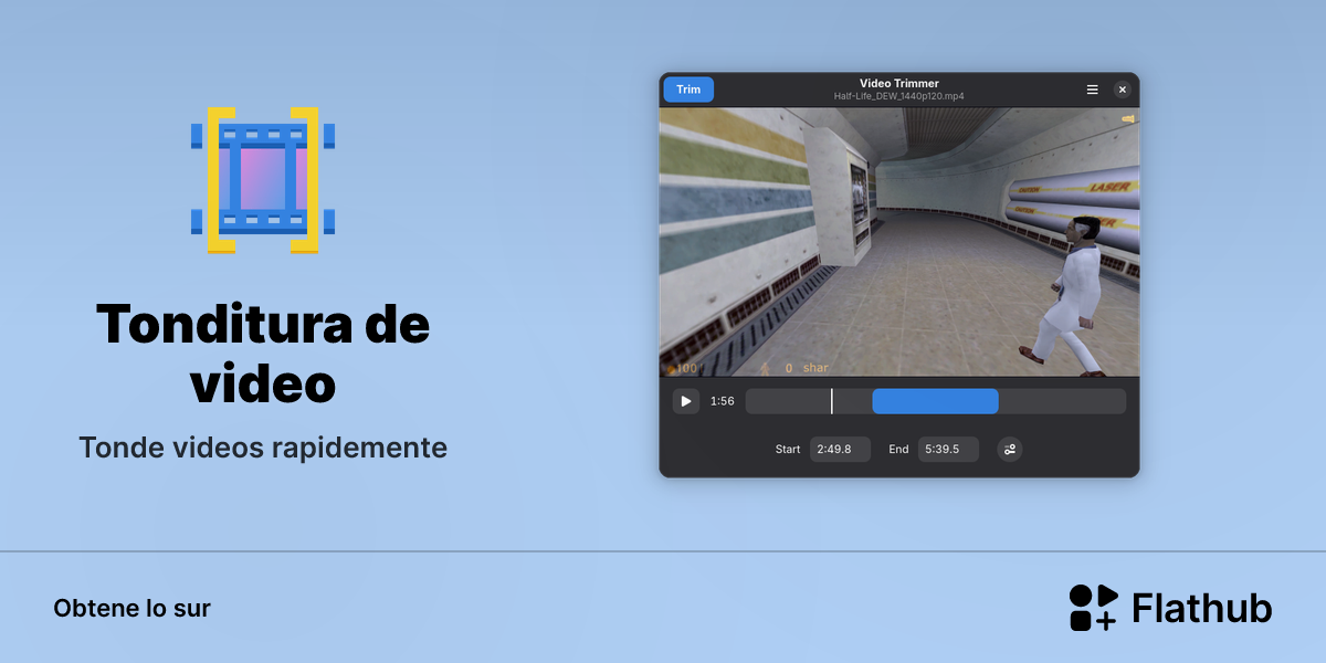 Installar Tonditura de video sur Linux | Flathub