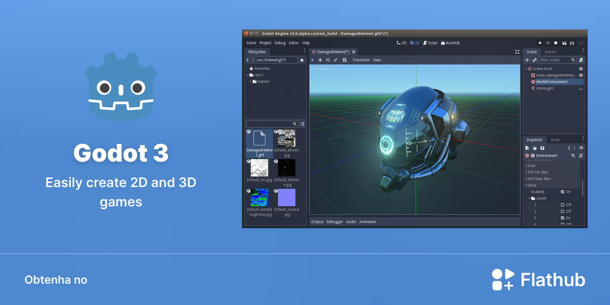 Instalar Godot 3 no Linux | Flathub