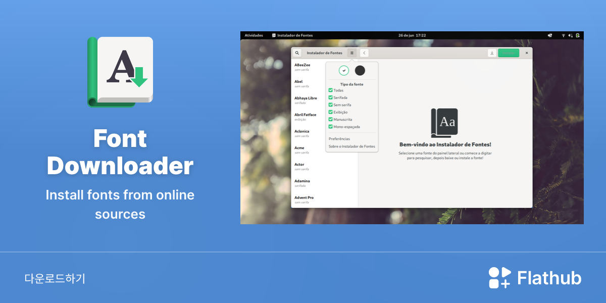 Install Font Downloader on Linux | Flathub