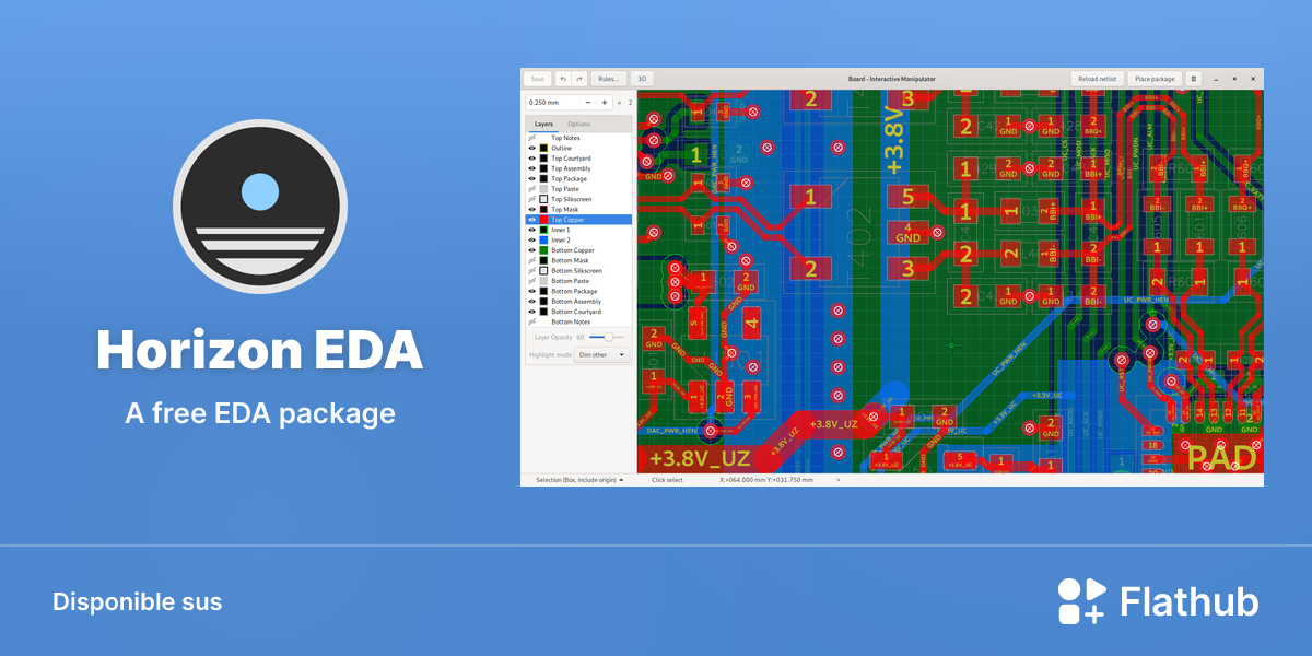 Installar Horizon EDA sus Linux | Flathub