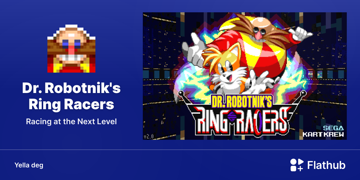 Asebded n Dr. Robotnik's Ring Racers ɣef Linux | Flathub