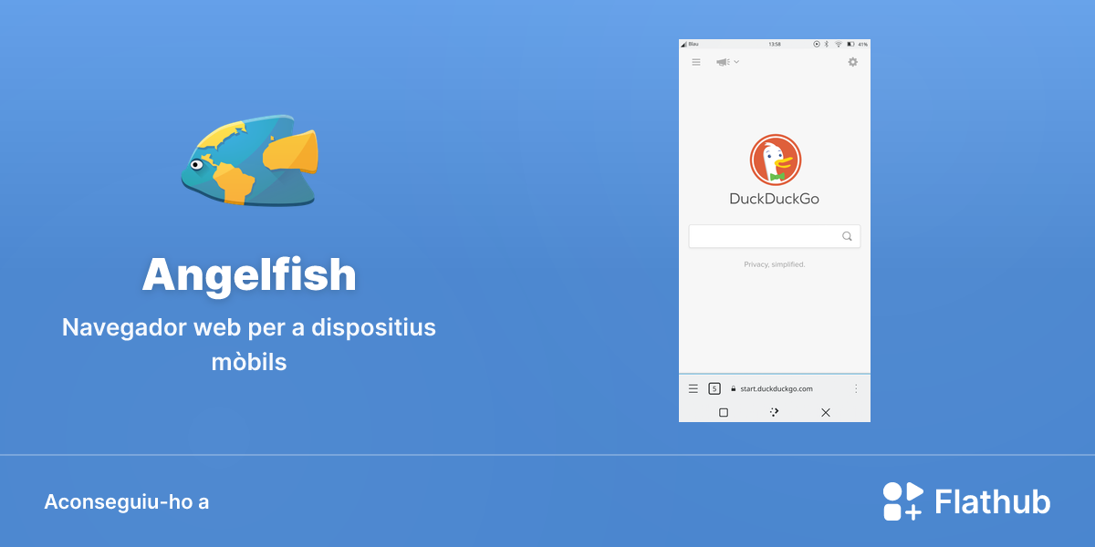 Instal·leu Angelfish a Linux | Flathub