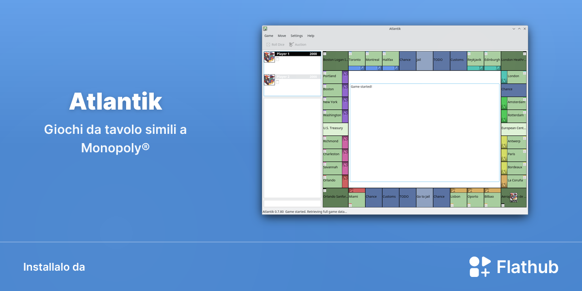 Installa Atlantik su Linux | Flathub