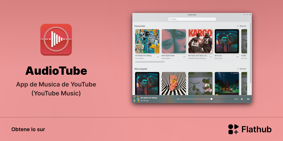 Installar AudioTube sur Linux | Flathub
