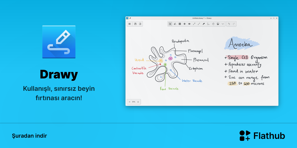 Drawy uygulamasını Linux'ta kur | Flathub