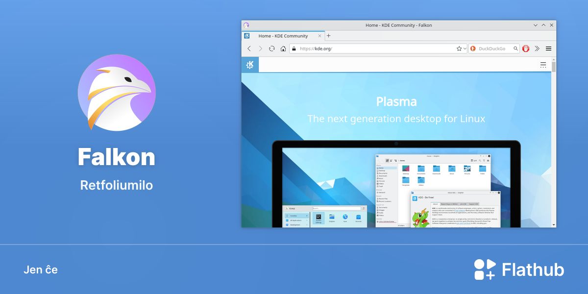 Instali Falkon sur Linux | Flathub