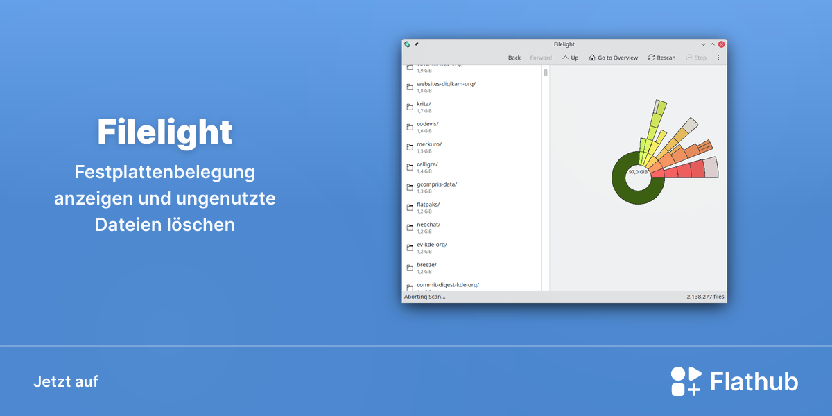 Filelight auf Linux installieren | Flathub