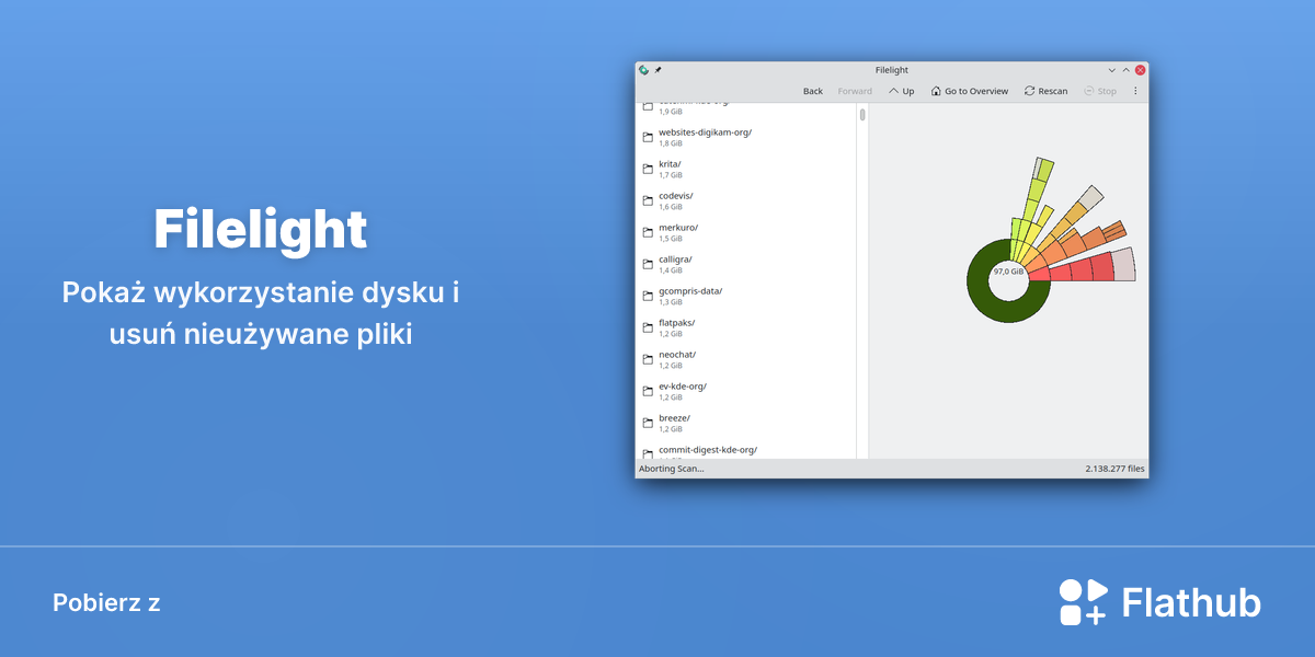 Zainstaluj Filelight na Linuksie | Flathub